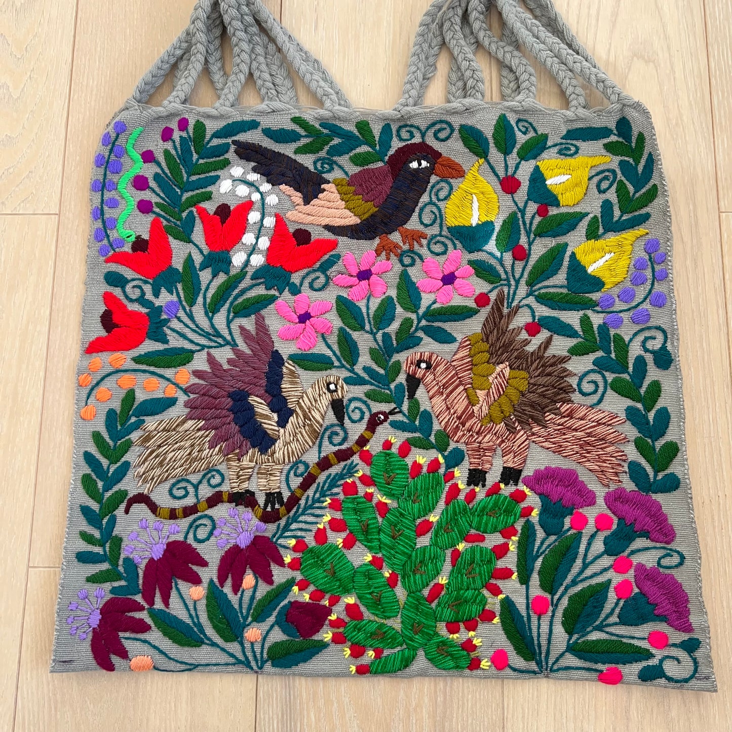 ガーデン・エデン 001 グレー ハンモックバッグ