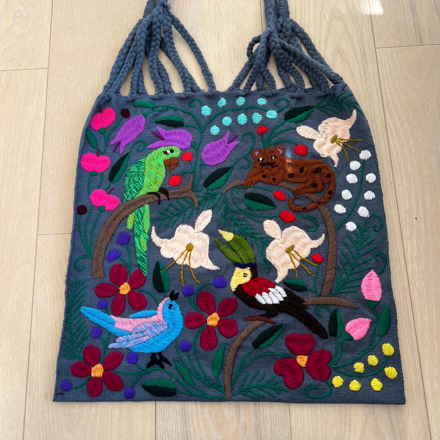 ガーデン・アヴァロン 003 アッシュブルー ハンモックバッグ