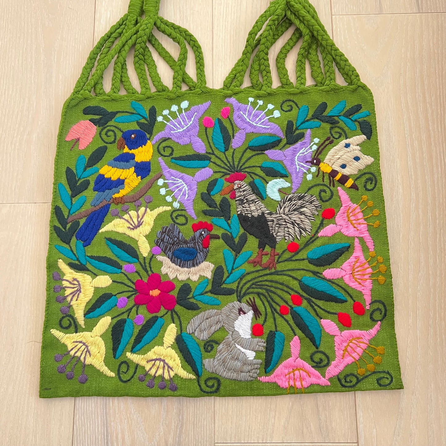 ガーデン・エンゼルトランペット 007 グリーン ハンモックバッグ