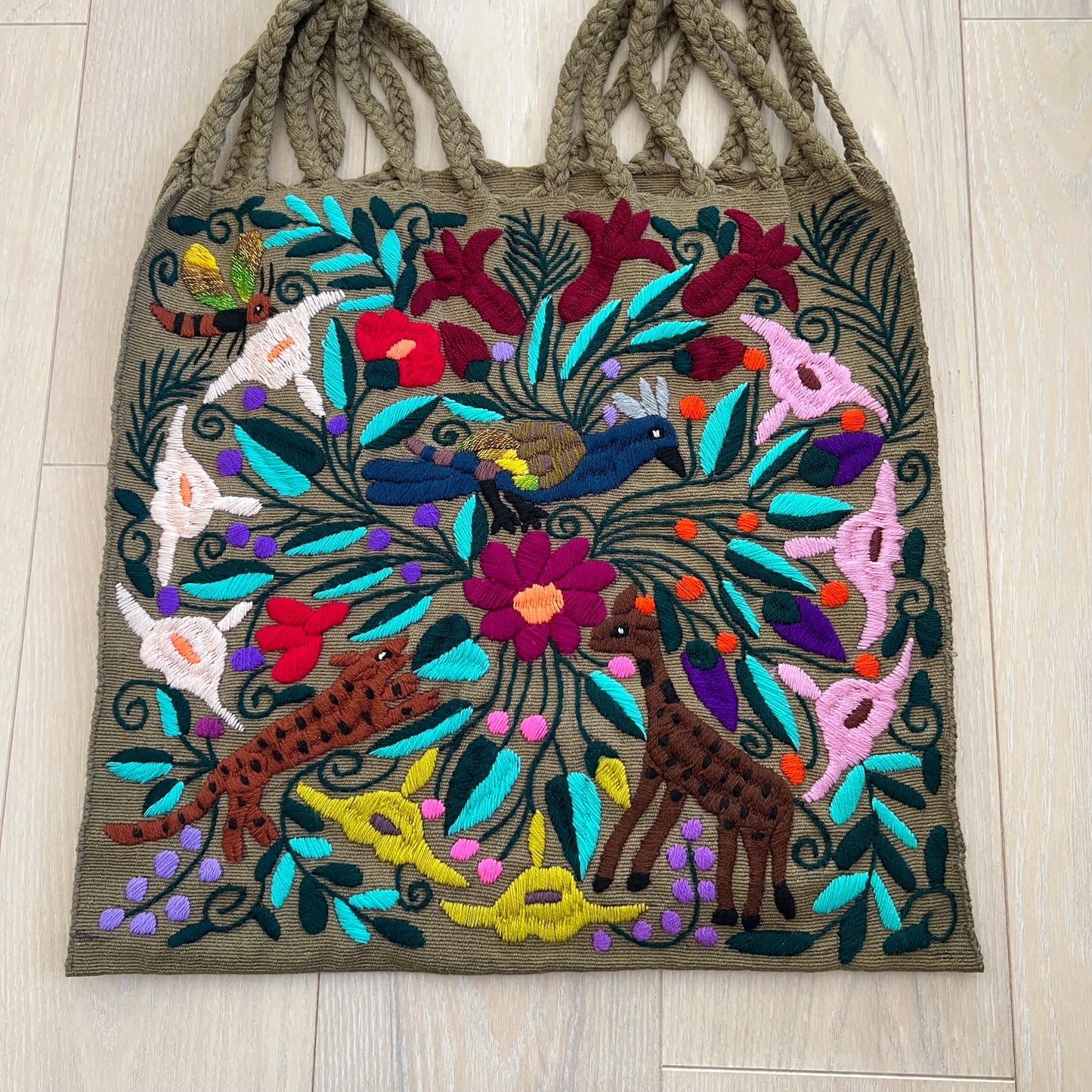 ガーデン・リリー 009 カーキ ハンモックバッグ