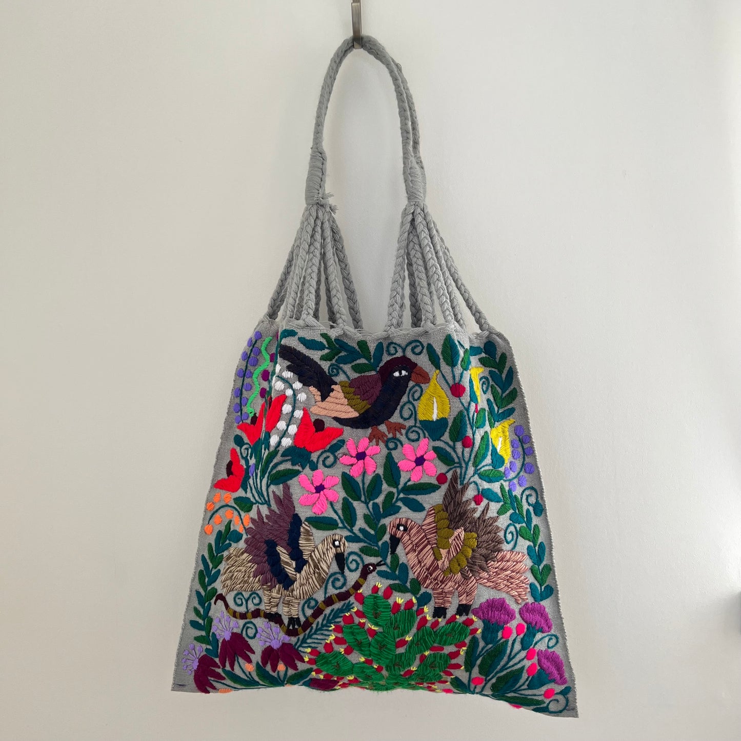 ガーデン・エデン 001 グレー   ハンモックバッグ