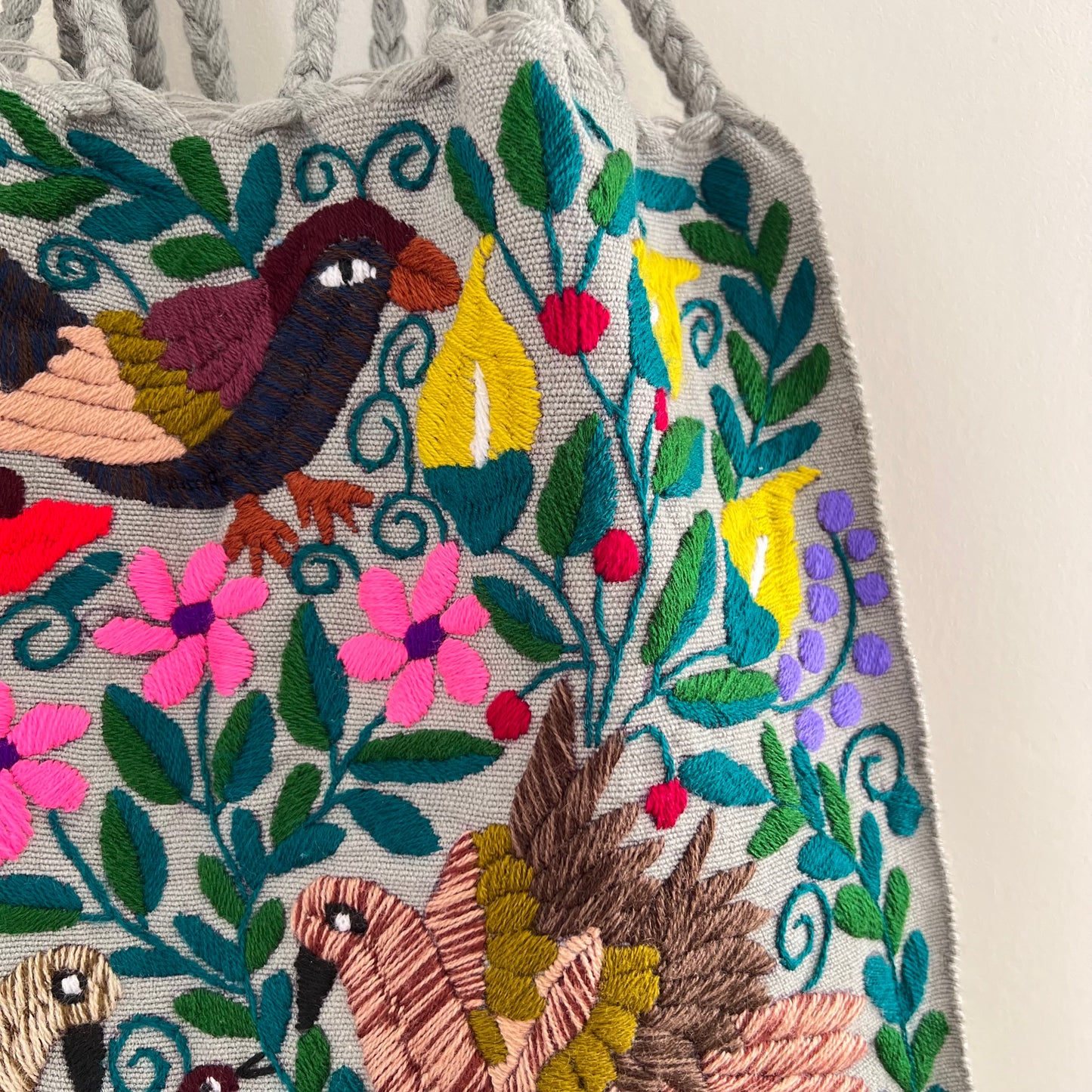 ガーデン・エデン 001 グレー   ハンモックバッグ