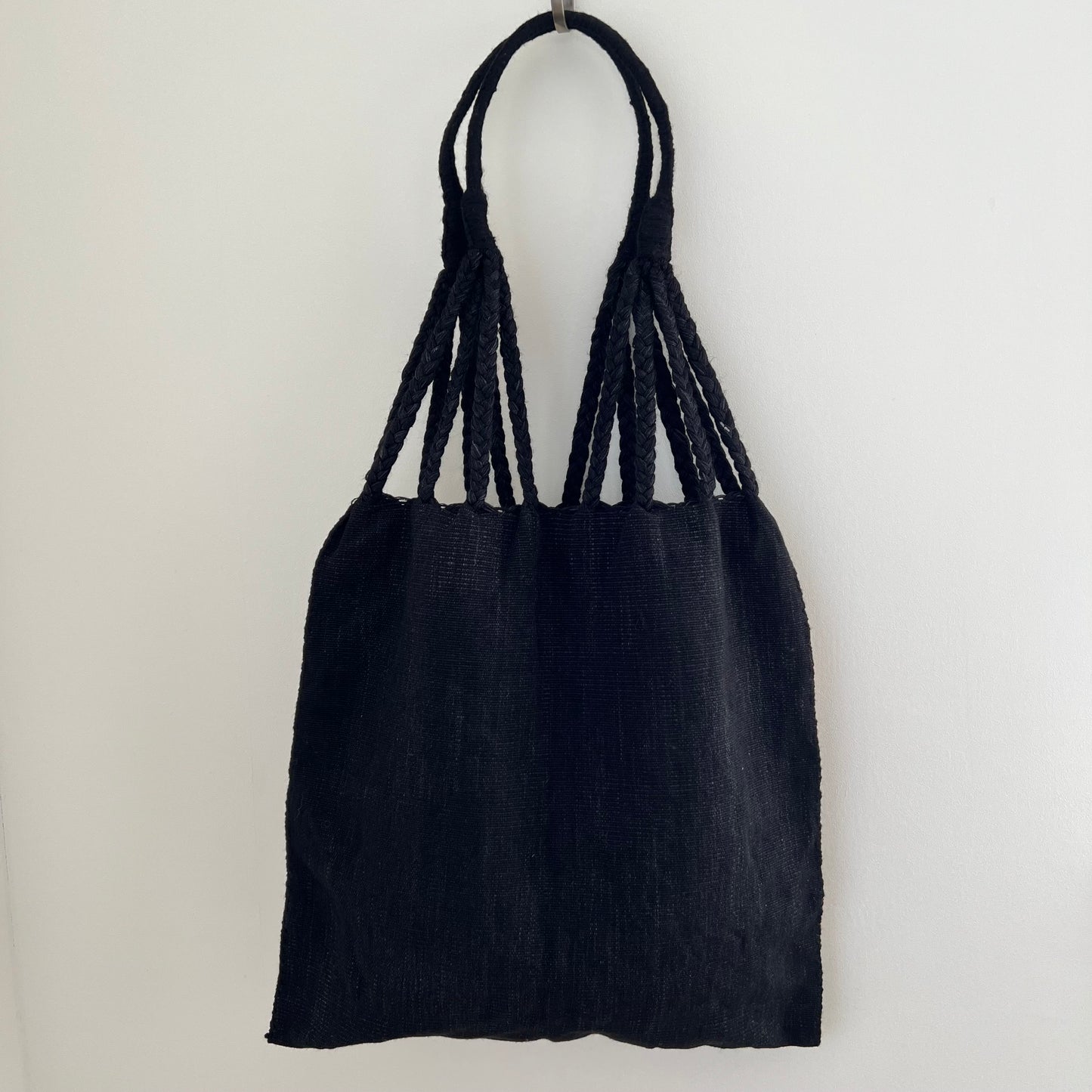 ガーデン・セピア 002 黒 ハンモックバッグ