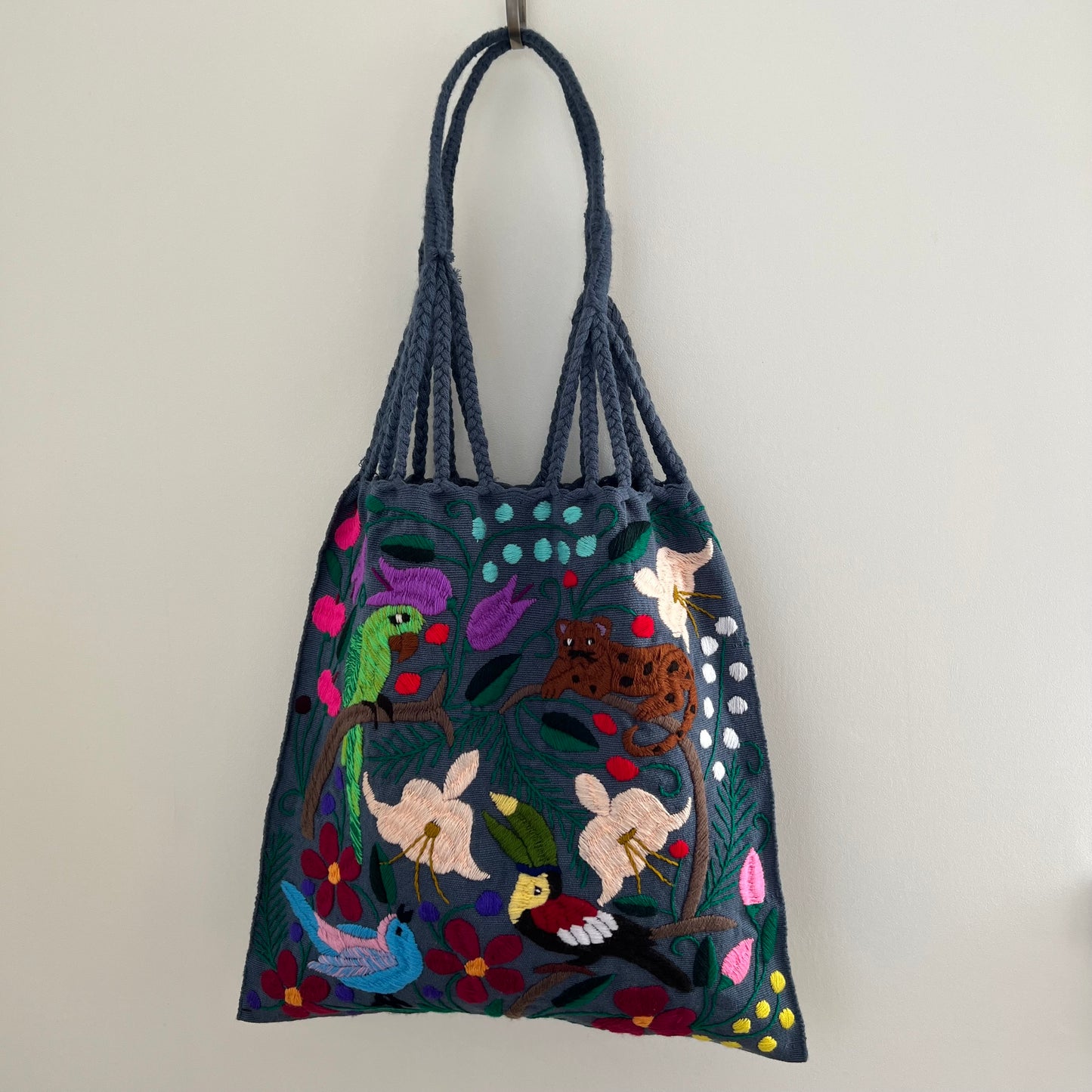 ガーデン・アヴァロン 003 アッシュブルー ハンモックバッグ