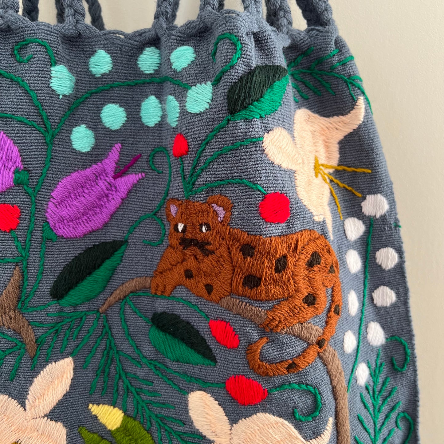 ガーデン・アヴァロン 003 アッシュブルー ハンモックバッグ