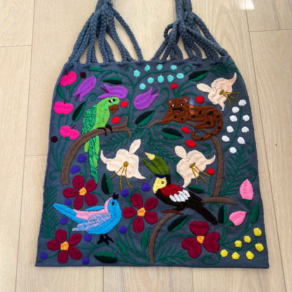 ガーデン・アヴァロン 003 アッシュブルー ハンモックバッグ