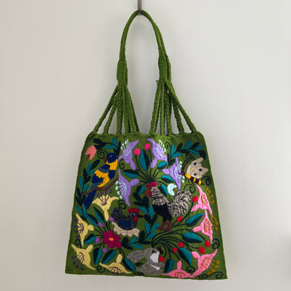 ガーデン・エンゼルトランペット 007 グリーン ハンモックバッグ