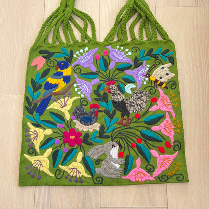 ガーデン・エンゼルトランペット 007 グリーン ハンモックバッグ