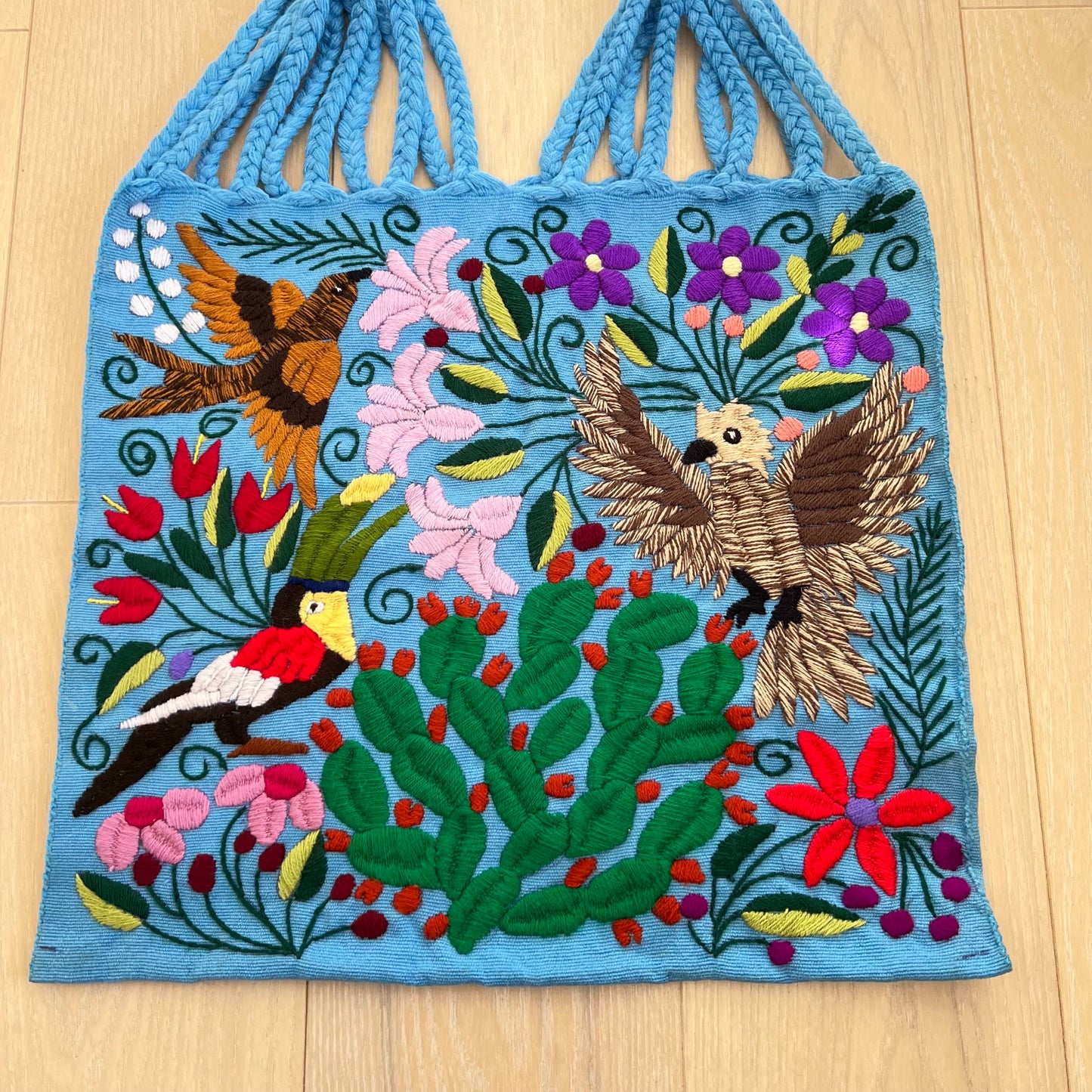 ガーデン・ソラニワ 008 ブルー ハンモックバッグ