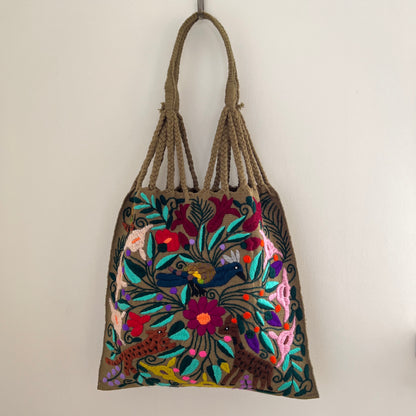 ガーデン・リリー 009 カーキ  ハンモックバッグ