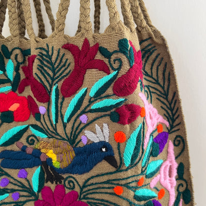 ガーデン・リリー 009 カーキ  ハンモックバッグ