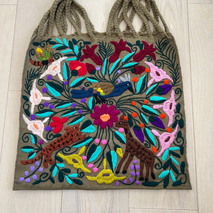 ガーデン・リリー 009 カーキ  ハンモックバッグ