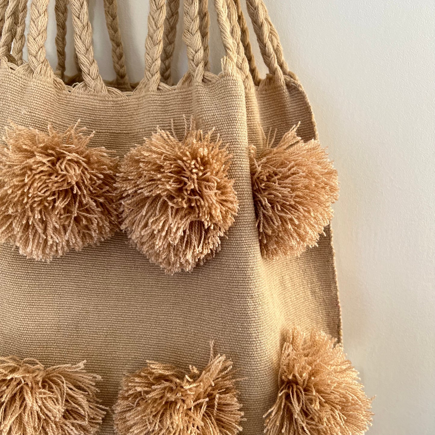 ポンポン・バッグ 010 ベージュ ハンモックバッグ